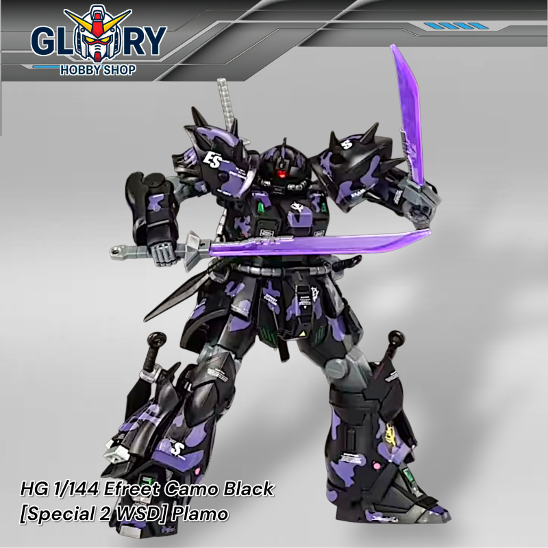 HG 1/144 Efreet Camo Black [Special 2 WSD] Plamo