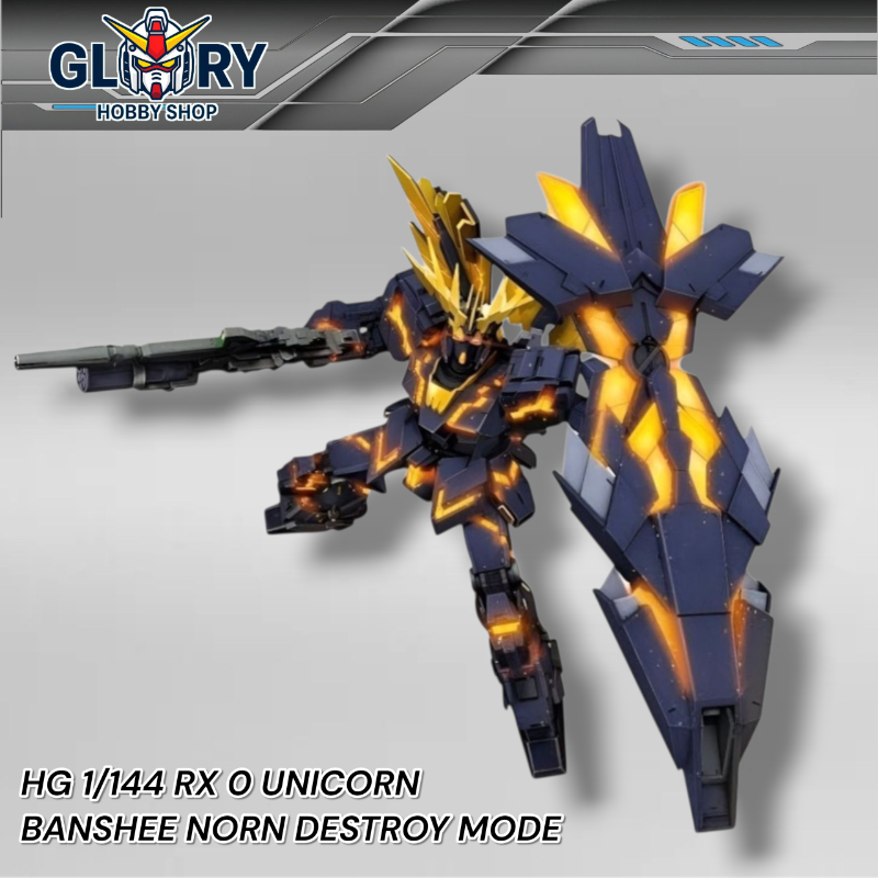 HG 1/144 RX-0[N] Unicorn Banshee Norn Destroy Mode