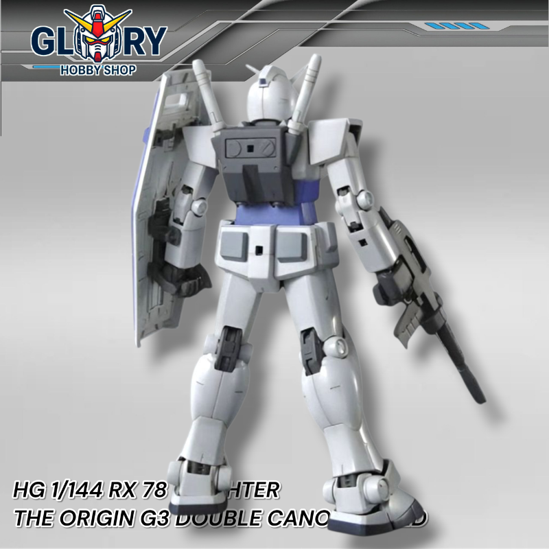 HG 1/144 RX 78 2 Fighter The Origin G3 Double Canon Shield Plamo 012