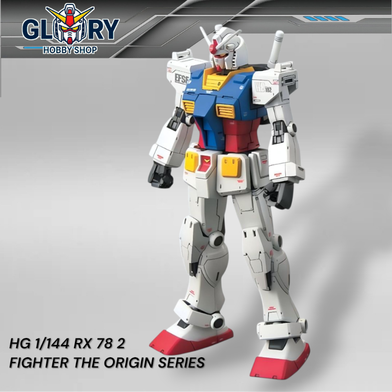 HG 1/144 RX-78-2 Fighter The Origin Series Plamo GTO 012