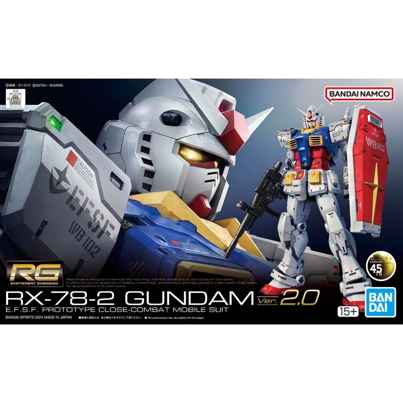 BANDAI RG 1/144 RX 78 2 Gundam  VER 2.0