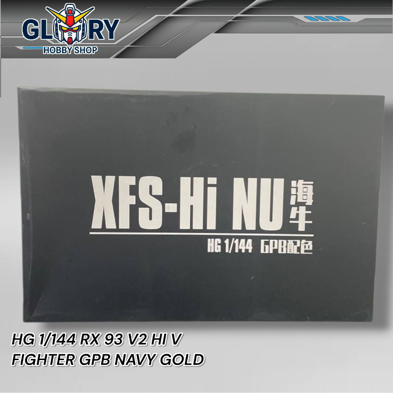 HG 1/144 RX93 V2 hi V Fighter GPB Navy Gold xfx