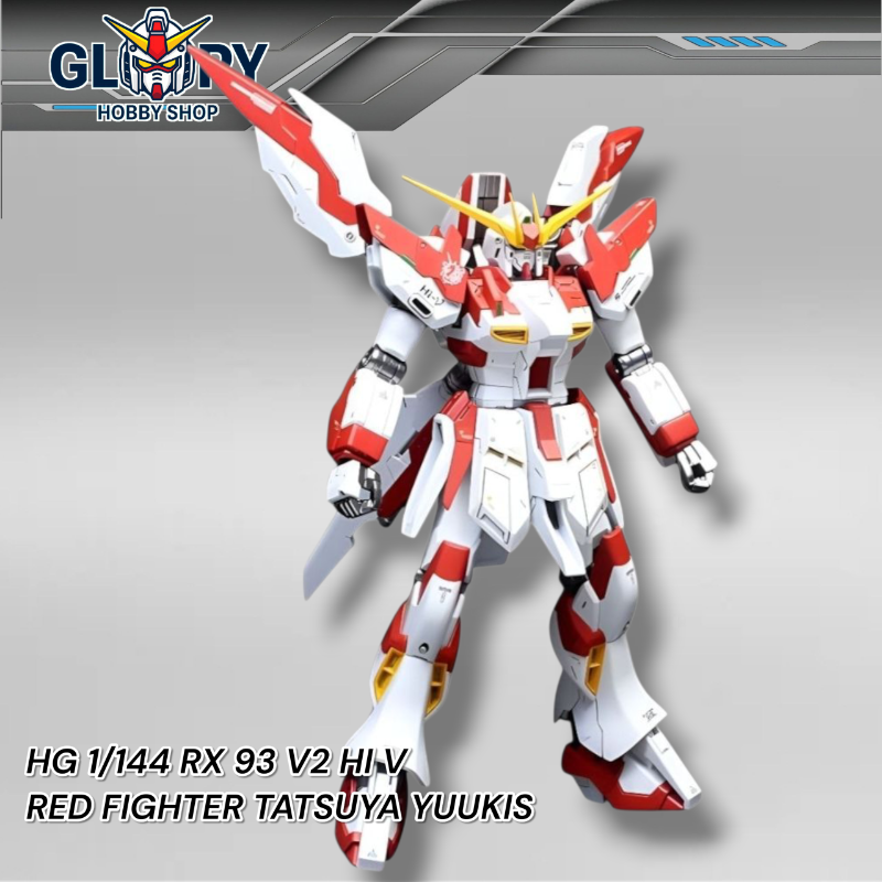 HG 1/144 RX93 V2 hi V Red Fighter Tatsuya Yuukis
