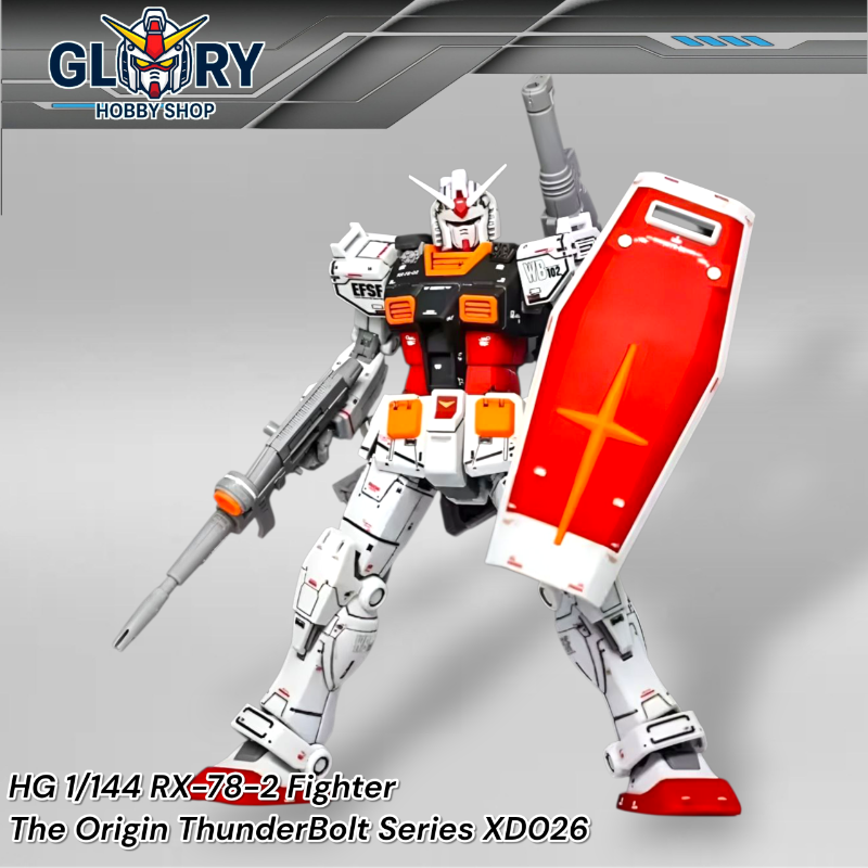 HG 1/144 RX-78-2 Fighter The Origin ThunderBolt Series Plamo XD026