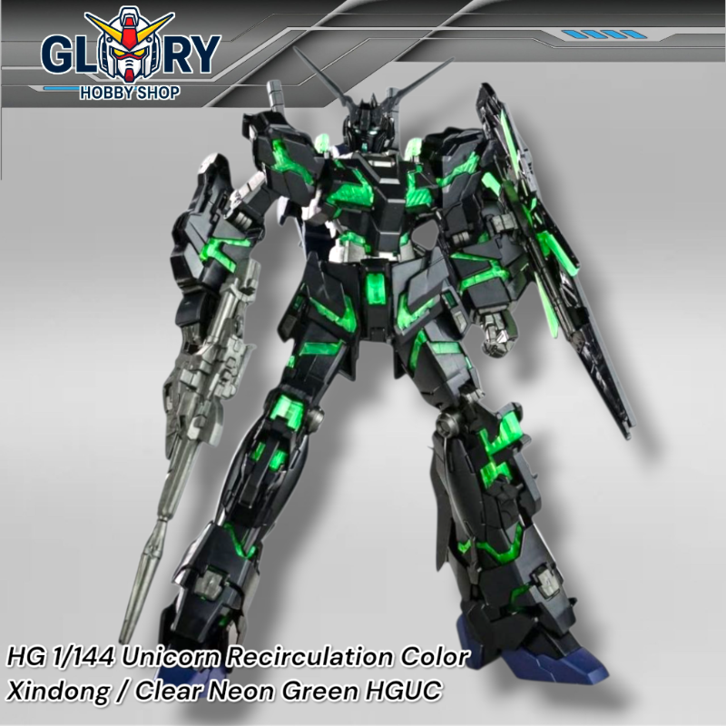 HG 1/144 Unicorn Recirculation Color Xindong / Clear Neon Green HGUC
