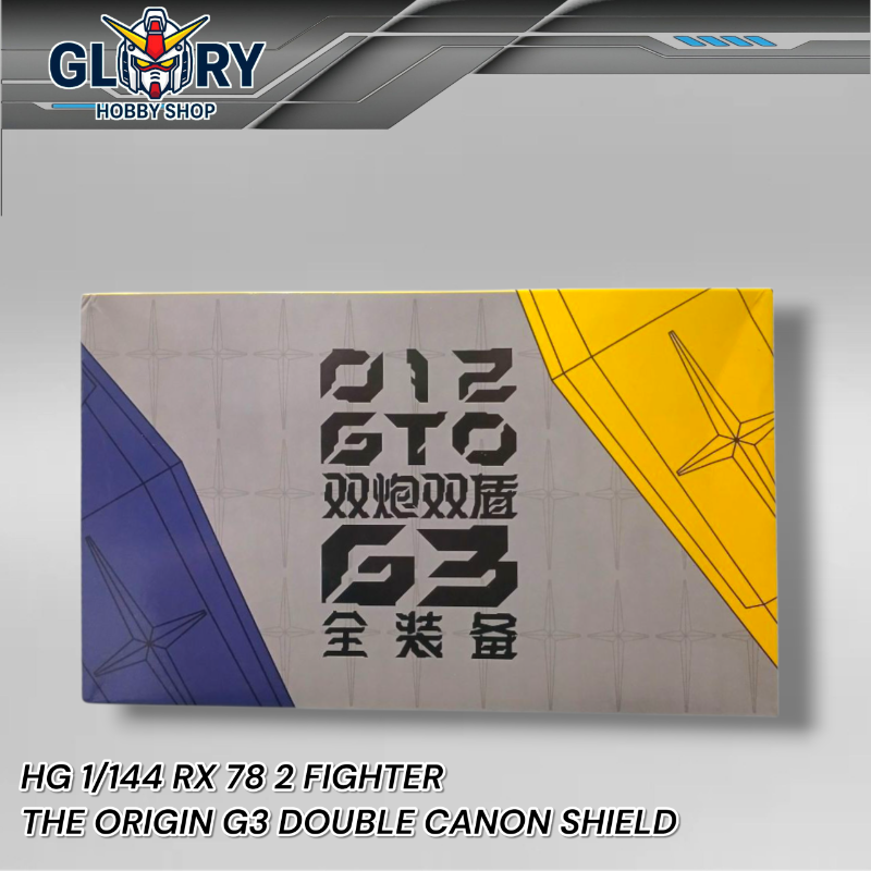 HG 1/144 RX 78 2 Fighter The Origin G3 Double Canon Shield Plamo 012