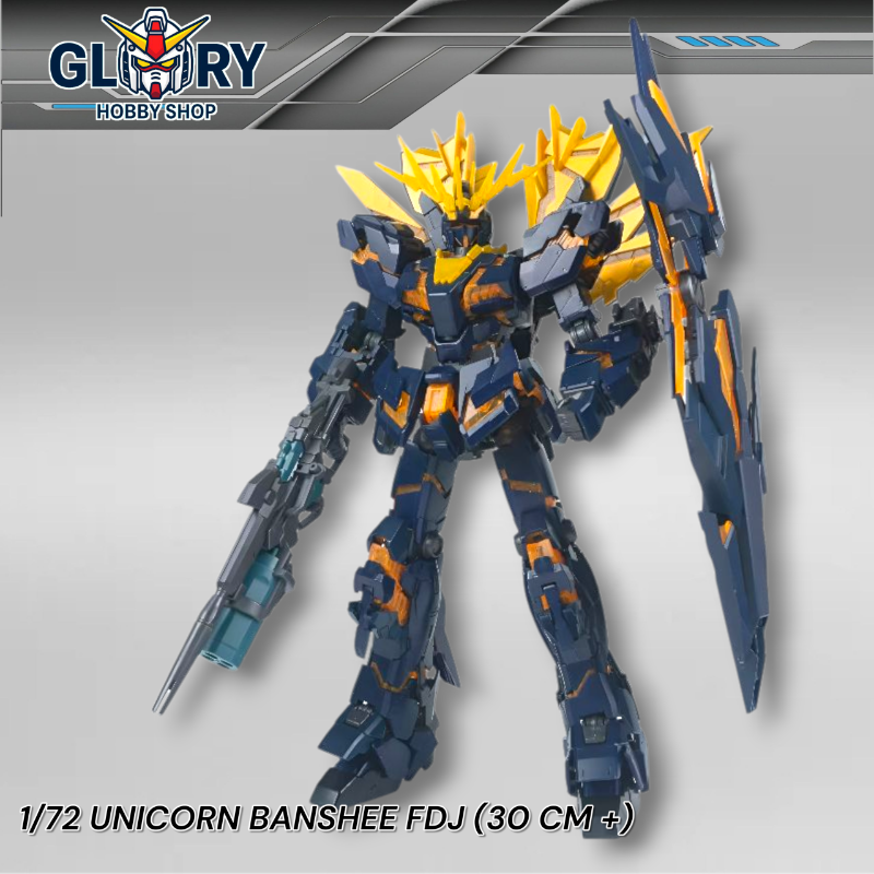 HG 1/72 RX 0 Unicorn Banshee 1002  (30cm)