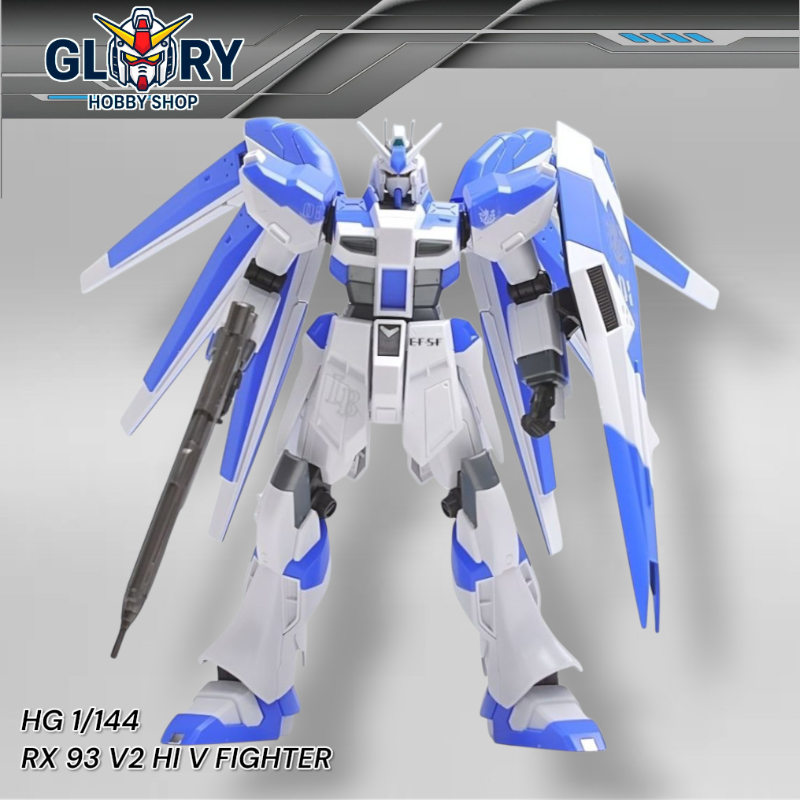 HG 1/144 RX-93-V2 Hi-V Fighter Star+ Hi Nu GPB Versi Model Kit