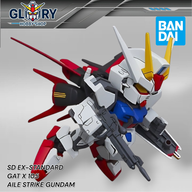 SD EX STANDART GAT-X105+AQM/E-X01 AILE STRIKE GUNDAM