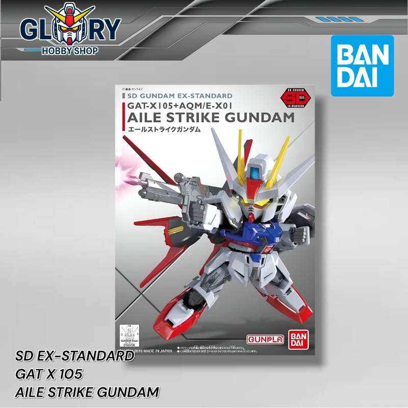 SD EX STANDART GAT-X105+AQM/E-X01 AILE STRIKE GUNDAM