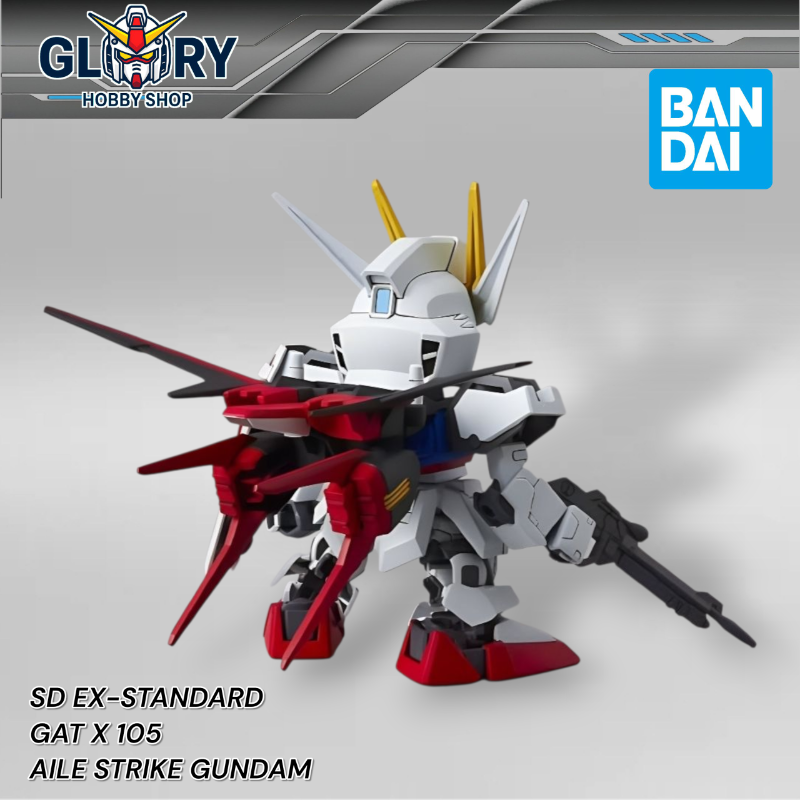 SD EX STANDART GAT-X105+AQM/E-X01 AILE STRIKE GUNDAM
