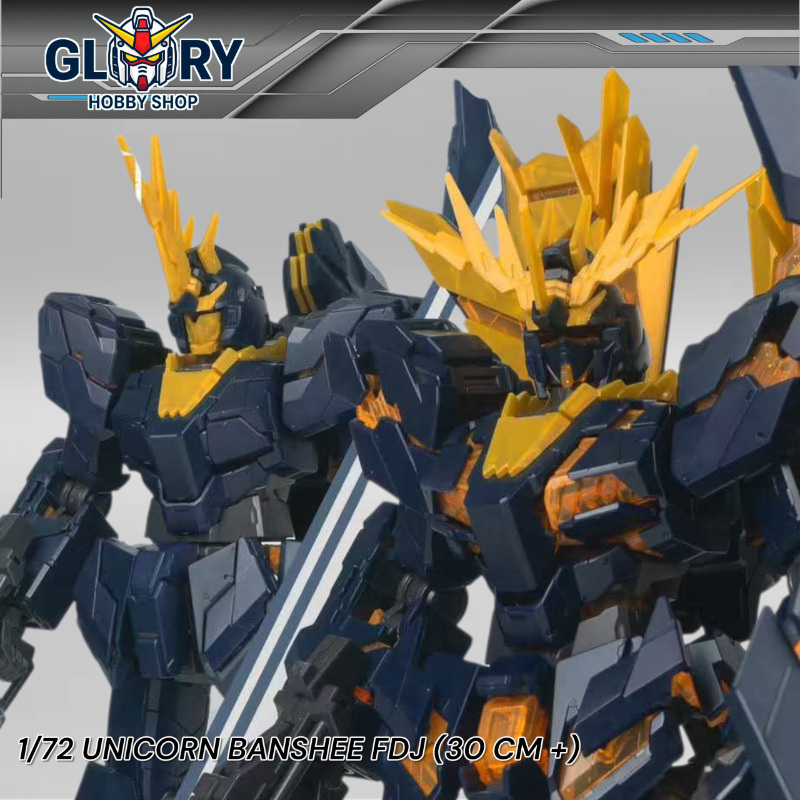 HG 1/72 RX 0 Unicorn Banshee 1002  (30cm)