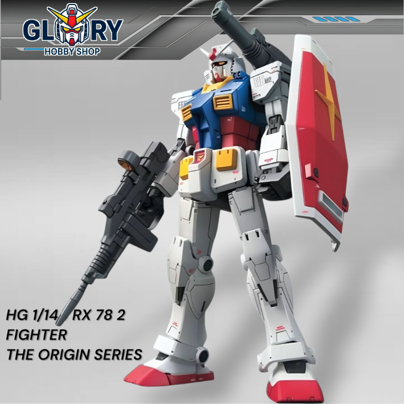 HG 1/144 RX-78-2 Fighter The Origin Series Plamo GTO 012