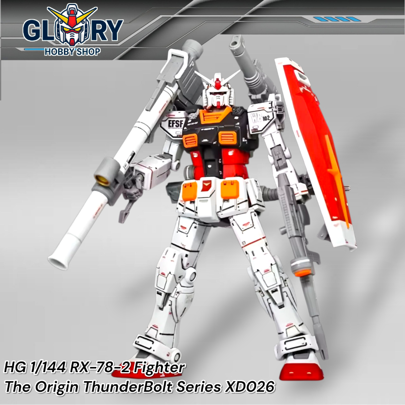 HG 1/144 RX-78-2 Fighter The Origin ThunderBolt Series Plamo XD026
