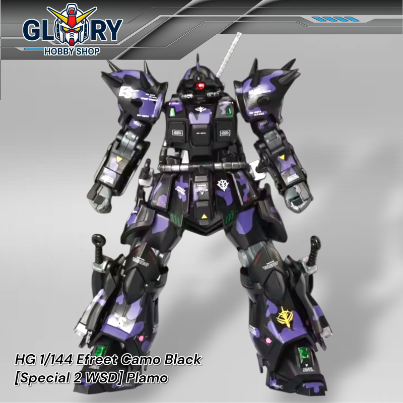 HG 1/144 Efreet Camo Black [Special 2 WSD] Plamo