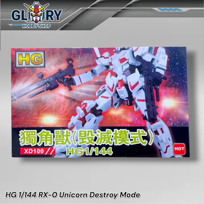 HG 1/144 RX-0 Unicorn Destroy Mode