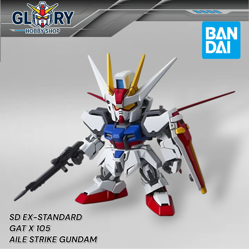 SD EX STANDART GAT-X105+AQM/E-X01 AILE STRIKE GUNDAM