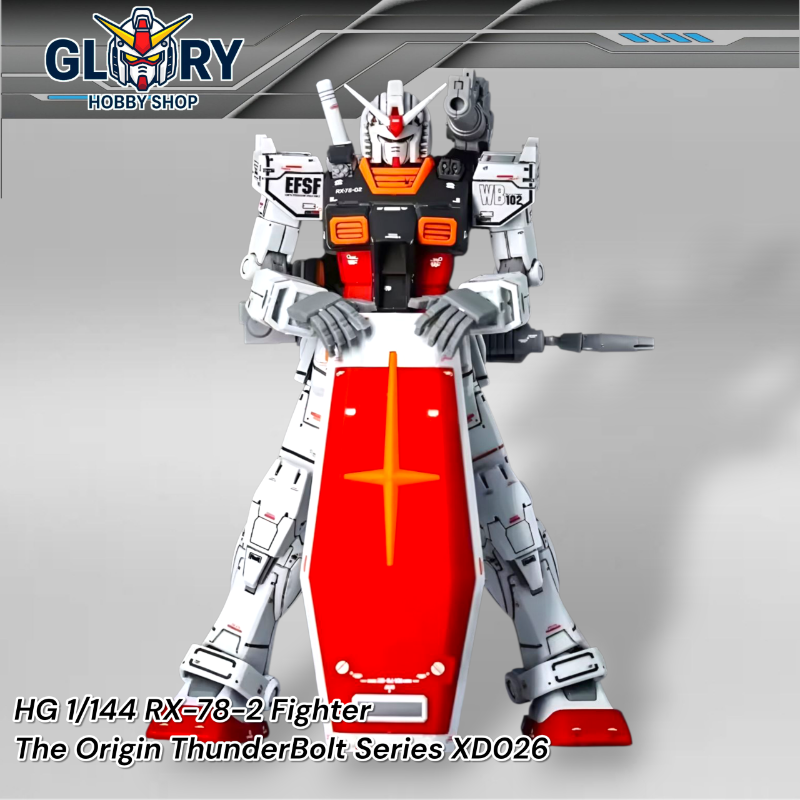 HG 1/144 RX-78-2 Fighter The Origin ThunderBolt Series Plamo XD026