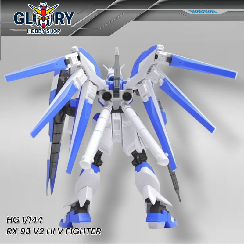 HG 1/144 RX-93-V2 Hi-V Fighter Star+ Hi Nu GPB Versi Model Kit