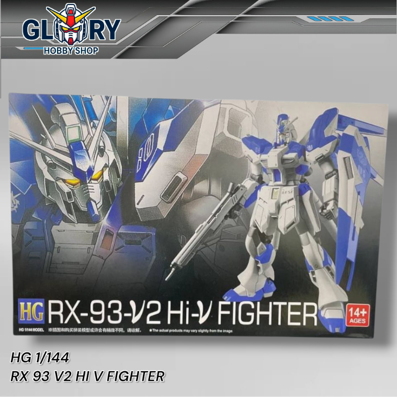 HG 1/144 RX-93-V2 Hi-V Fighter Star+ Hi Nu GPB Versi Model Kit