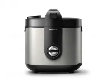 PHILIPS RICE COOKER 2L BLACK SILVER/GOLD