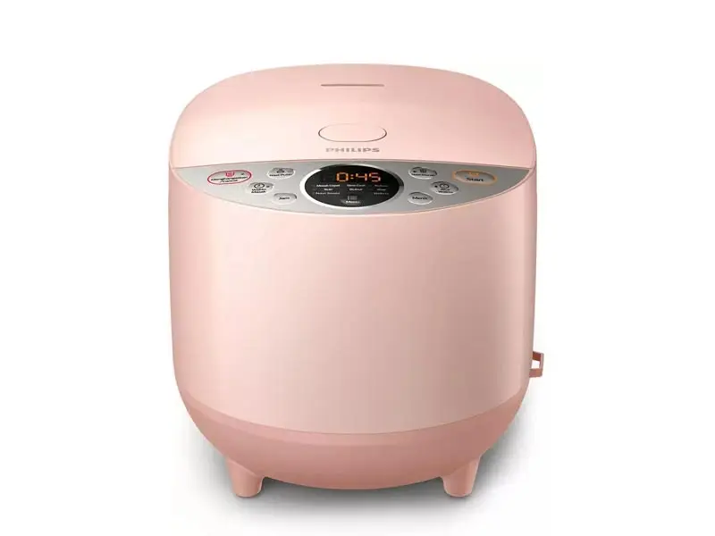 PHILIPS DIGITAL RICE COOKER 1.8L PINK/GREEN