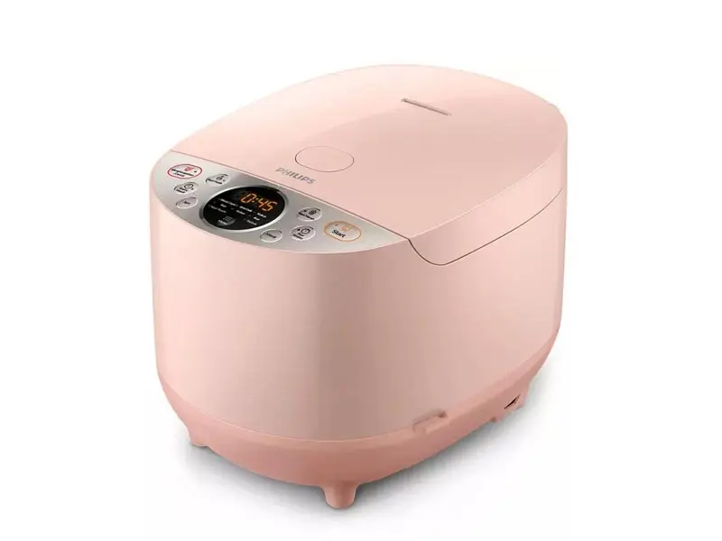 PHILIPS DIGITAL RICE COOKER 1.8L PINK/GREEN