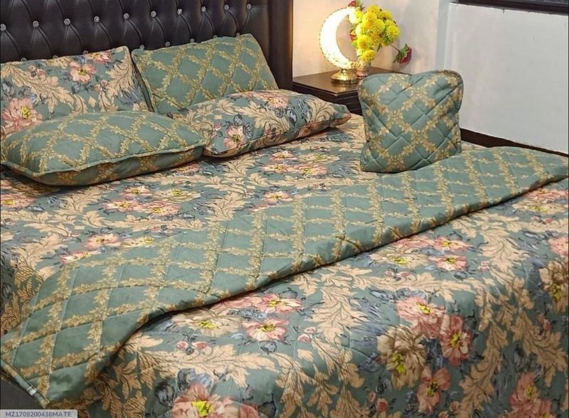 Damask Green Comforter 7 Pieces Sets