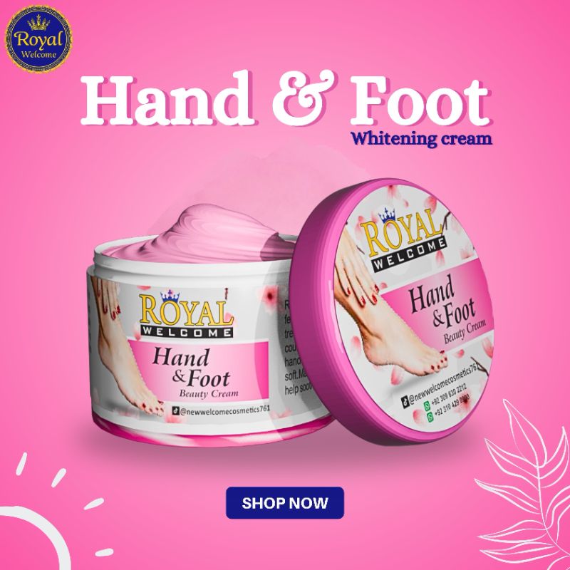 HAND & FOOT WHITENING CREAM