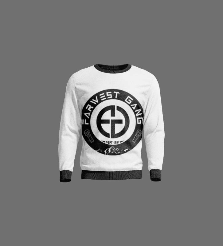 Pull-over Blanc 100% Coton