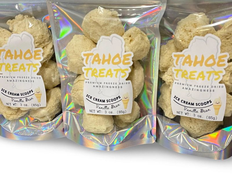 Freeze Dried Vanilla Bean Ice Cream Scoops - Astronaut Ice Cream