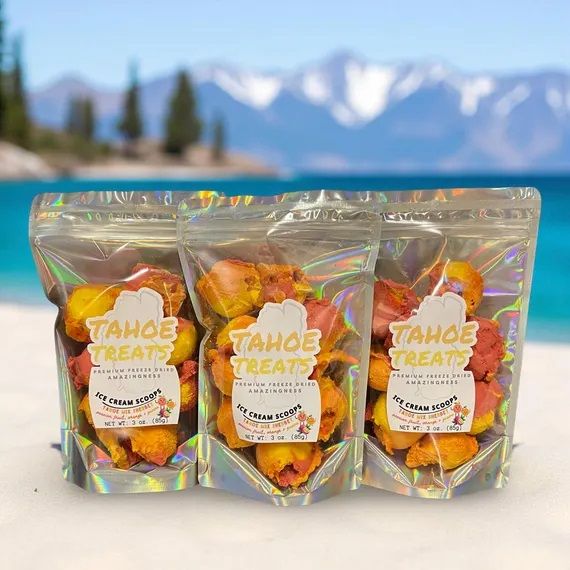NEW Freeze Dried POG Sherbet Mix Ice Cream Scoops - Astronaut Ice Cream