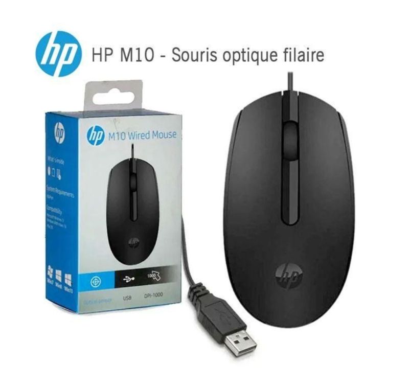 Souris HP optique filaire USB M10