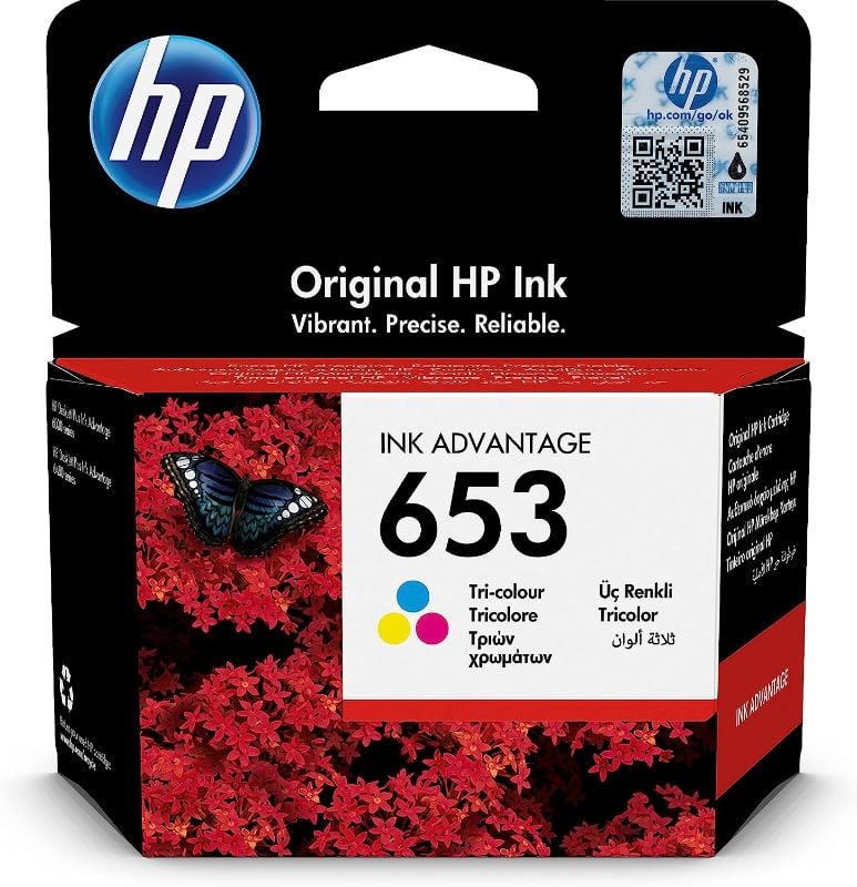 Cartouche d'encre Hp 653 Couleur