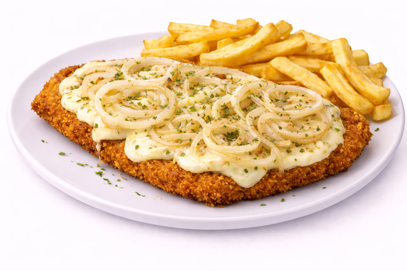 Milanesa a la fugazzeta