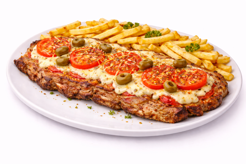 Matambre a la pizza con guarnicion