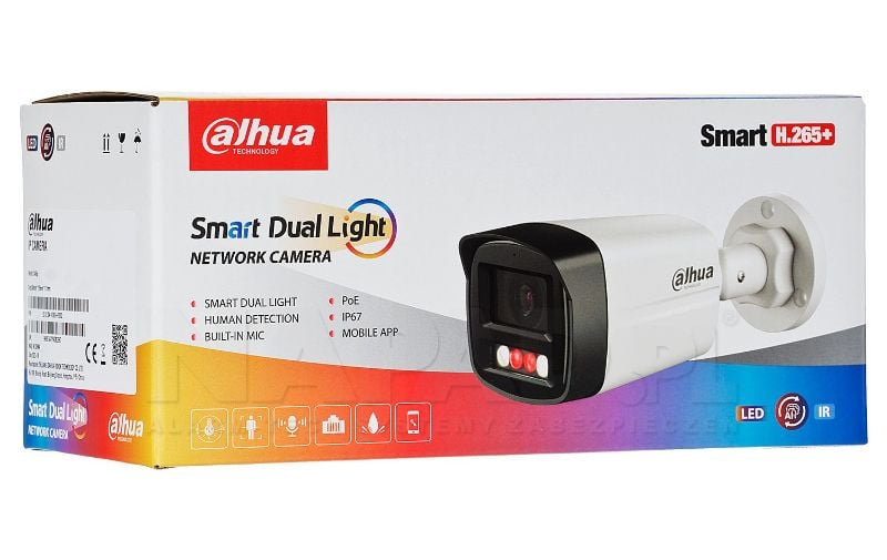 DAHUA 4MP Entry Smart Dual Light Fixed-focal Bullet Network Camera