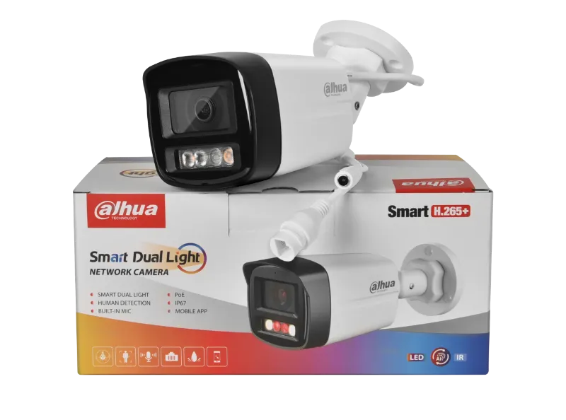 DAHUA 4MP Entry Smart Dual Light Fixed-focal Bullet Network Camera