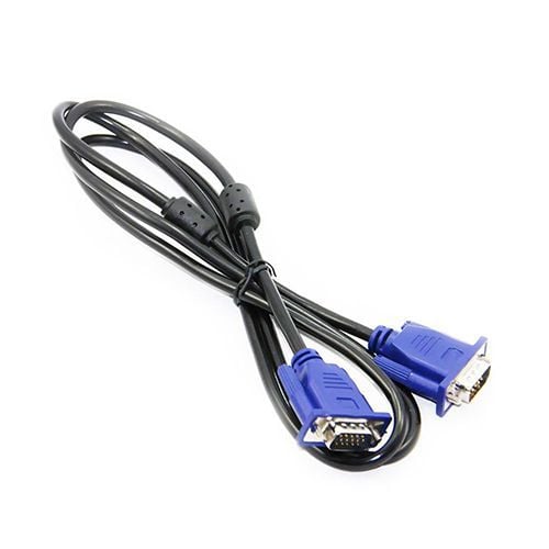 VGA to VGA Original | Crystal Cable for PC / CCTV / Projector ETC Male to Male VGA Cable