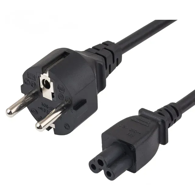 FLOWER Cable LAPTOP Charger Cable | 3 PIN Ac Cable Charger Accessories | 220-V Cable | POWER Cord Cable