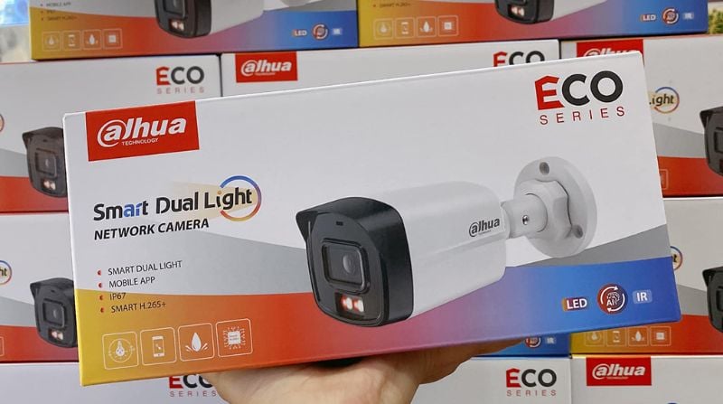 Dahua 2MP Smart Dual Light Bullet Network Camera