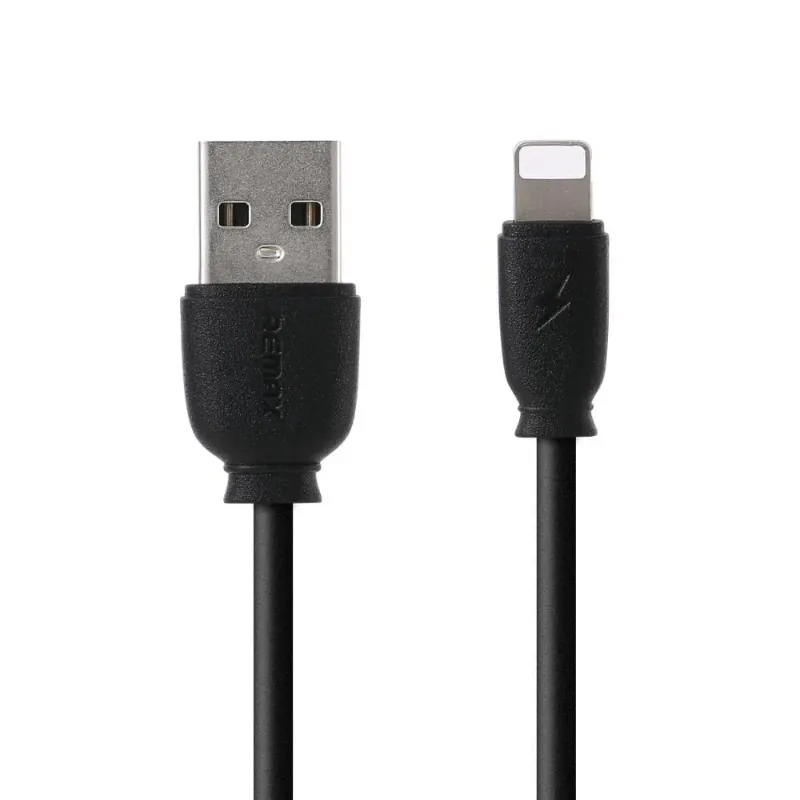 Usb Lightning Cable - Black - Remax Fast Charging 1000mm 2.1a Data Cable