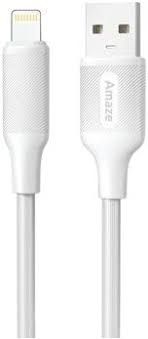 AMAZE SWIFT CHARGE USB TO IP CABLE 2.4A 1M – WHITE – BIS