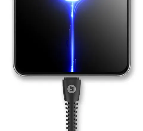 ChargeSync High Speed Data Rubber USB Cable (Lightning)