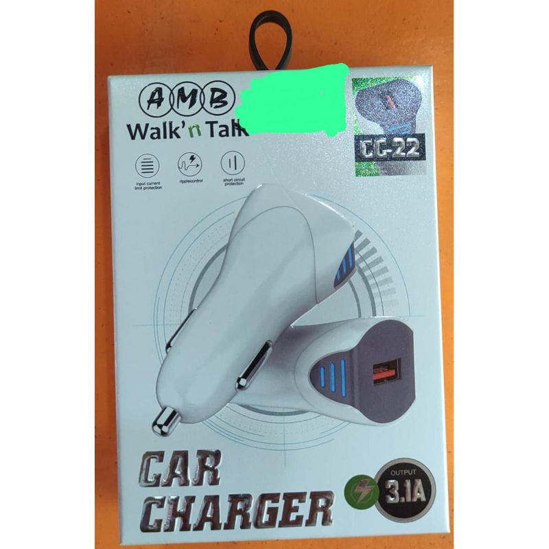 AMB Car Charger 3.1A