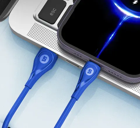 Space ChargeSync High Speed Data PVC Lightning Data Cable