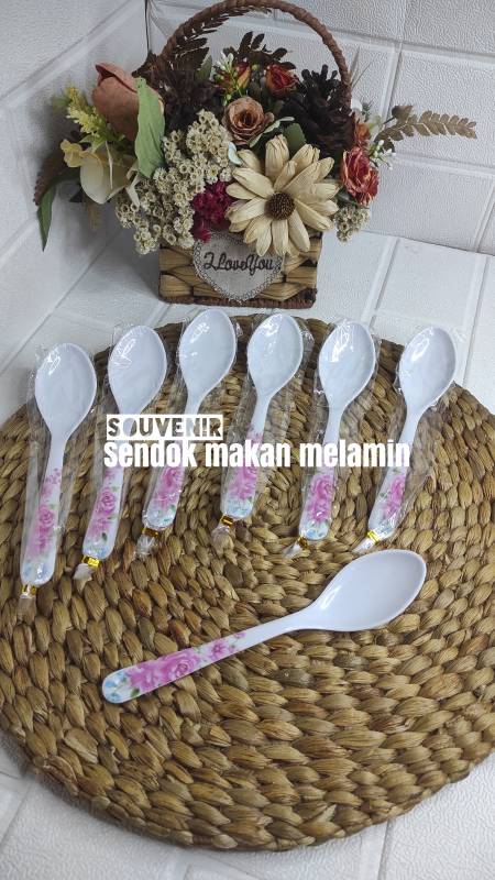 Sendok Melamin Bungkus Plastik Isi 50