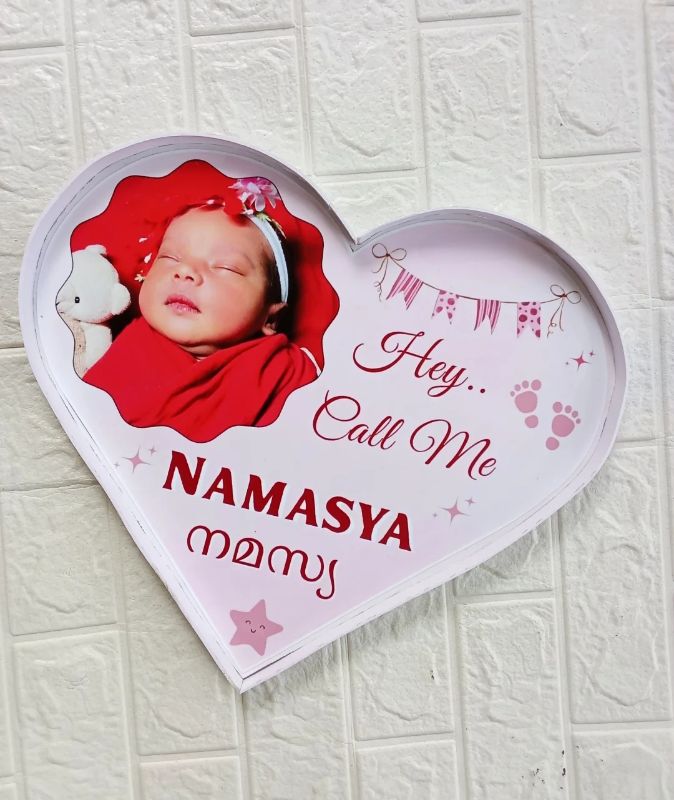 Naming ceremony decoration Name Revealing box Customized model