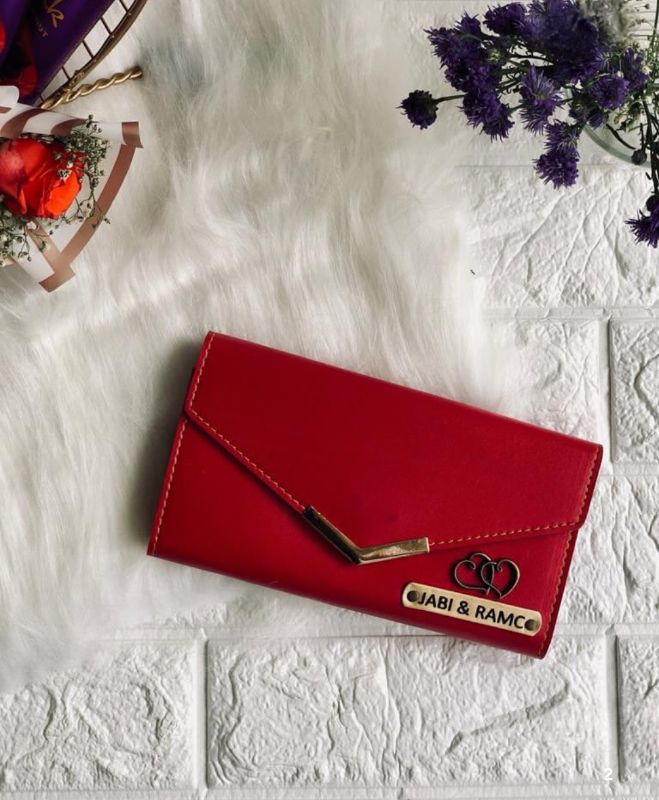 Ladies Wallet - Sketch & Name & Charm