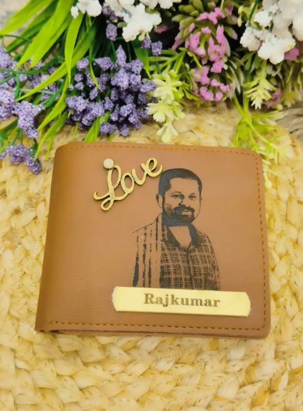 Men's Wallet - Sketch & Name & Charm